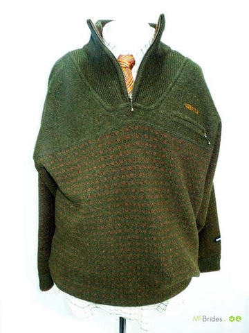 Harkila Cordova Jersey in Olive / Rust