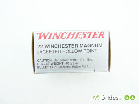 Winchester 40g .22 W.M.R per 50