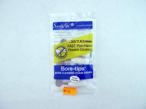 Bore Tips Cleaning Swabs .30 Cal