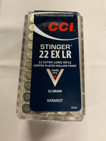 CCI Stinger .22LR 32G HP